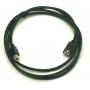 USB B Extension Cable B-Male to B-Female Black 6FT