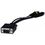 VGA to S-Video/RCA (Composite) Adapter Cable - Black