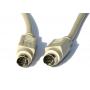 MD8 Mini Din 8 Minidin 8 pin Male-Male 25FT cable Serial