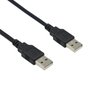 10FT USB 2.0 Type-A Male to Type-A Male Cable Black