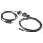 EXLINK Samsung Cable Kit USB and Serial Cable DB9-F to 3.5mm FTDI Chipset